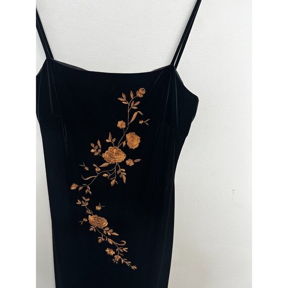 Vtg Arianna by Rachael Kaye Y2K 2000s coquette fairy fitted Embroidered Dress - Picture 8 of 13